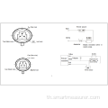 0.5-4.5V เครื่องส่งสัญญาณความดันเซรามิกของเหลวที่มีฤทธิ์กัดกร่อน